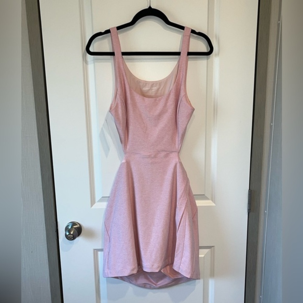 NWT Outdoor Voices Court Exercise Dress Tennis Preppy Pinkfinch size XL